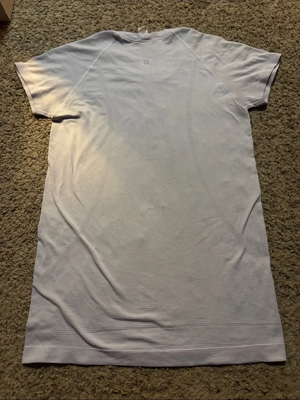 lululemon athletica Light Lavender Short Sleeve Tee